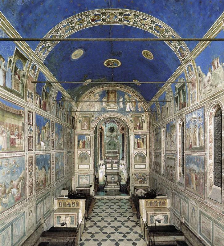 GIOTTO di Bondone The Chapel viewed from the entrance dfg France oil painting art